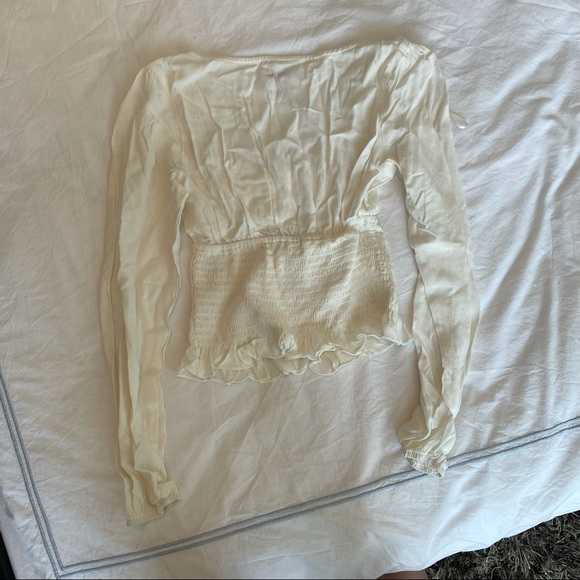 SKYLAR + MADISON White Long Sleeve Top - Picture 3 of 5